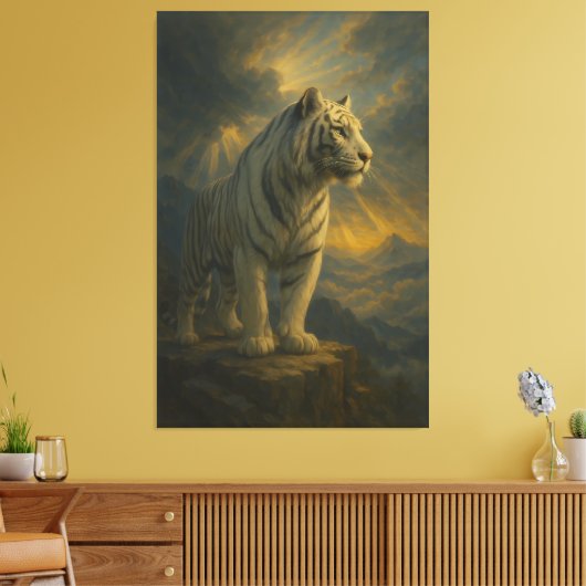 White Tiger – Fine Art Print (Insitu (Woonkamer))