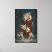White Tiger – Guardian of Light – ManJiangHong Art Canvas Afdruk (Voorkant)