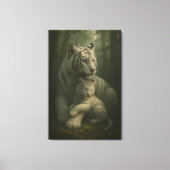 White Tiger – Guardian of Light – ManJiangHong Art Canvas Afdruk (Voorkant)