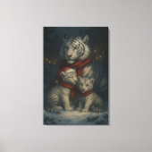 White Tiger – Guardian of Light – ManJiangHong Art Canvas Afdruk (Voorkant)