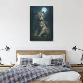 White Tiger – Guardian of Light – ManJiangHong Art Canvas Afdruk (Insitu (Slaapkamer))
