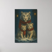 White Tiger – Guardian of Light – ManJiangHong Art Canvas Afdruk (Voorkant)