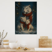 White Tiger – Guardian of Light – ManJiangHong Art Poster (Keuken)