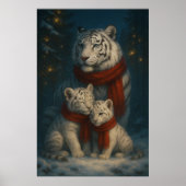 White Tiger – Guardian of Light – ManJiangHong Art Poster (Voorkant)