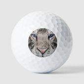 White Tiger Head Golfballen (Voorkant)
