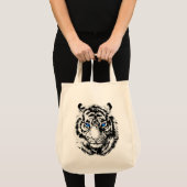 White Tiger Head - Tiger Canvas tas (Voorkant (product))
