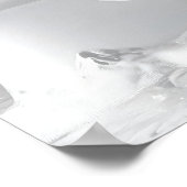 White Tiger in Bathtub Art Print Cheetah Poster Ba (Hoek)