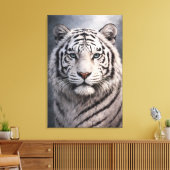 White Tiger in Motion – ManJiangHong Art Series Canvas Afdruk (Insitu (Woonkamer))