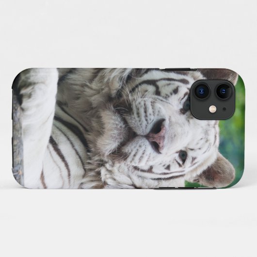 White Tiger iPhone case (Achterkant (horizontaal))