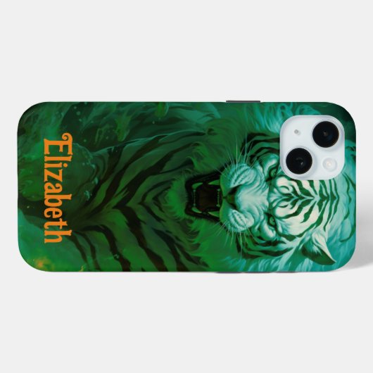 White Tiger iPhone / iPad hoesje (Achterkant (horizontaal))