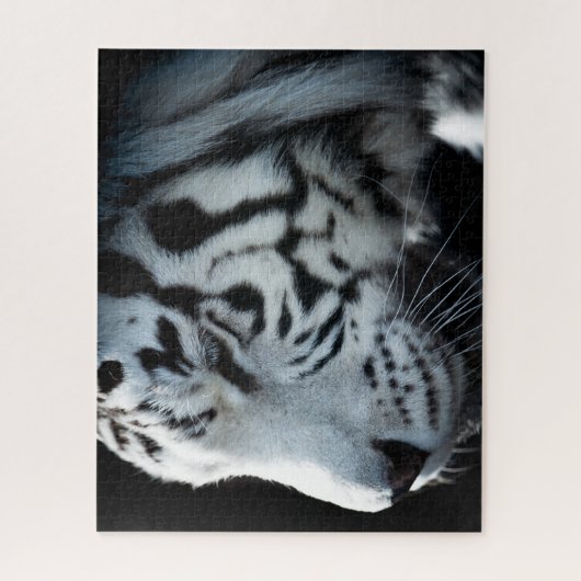 White Tiger, Jigzaag Puzzle Legpuzzel (Verticaal)