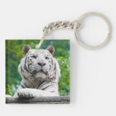 White Tiger key chain Sleutelhanger (Achterkant)