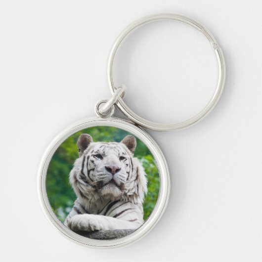 White Tiger key chain Sleutelhanger (Voorkant)