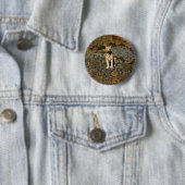 White Tiger Lookout Ronde Button 5,7 Cm (In situ)
