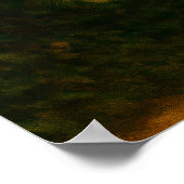 White Tiger Majesty – gestileerde wildlife art pri Poster (Hoek)