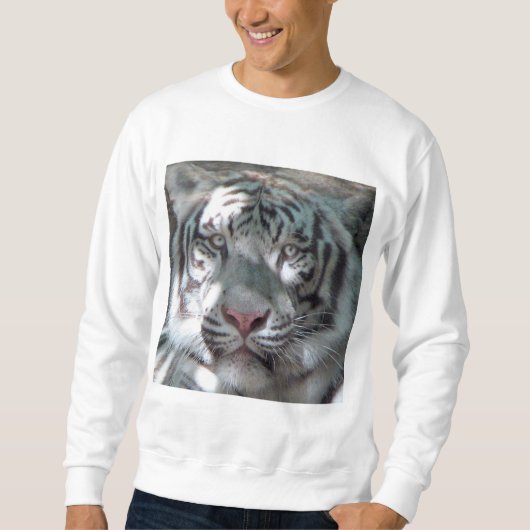 White Tiger Mannen Sweatshirt (Voorkant)