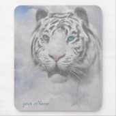 White Tiger Mousepad Muismat (Voorkant)
