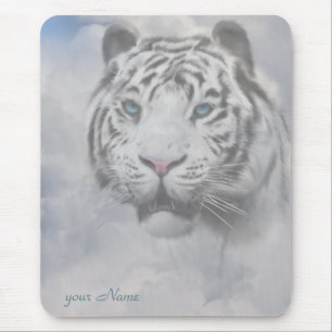 White Tiger Mousepad Muismat