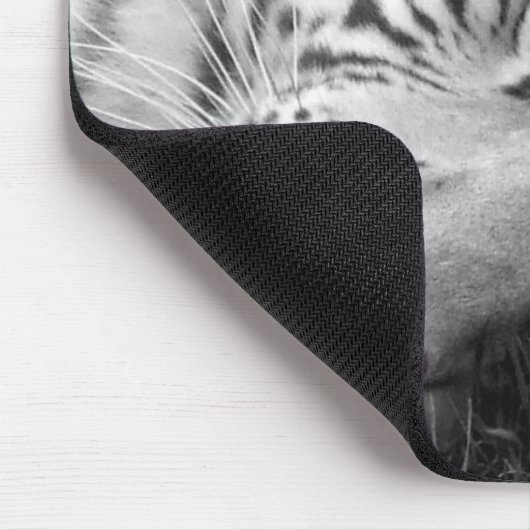 White Tiger mousepad Muismat (Hoek)