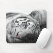 White Tiger mousepad Muismat (Met muis)