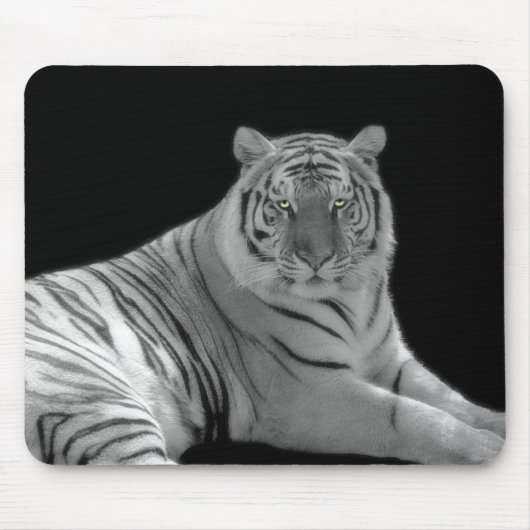 White Tiger muispad Muismat (Voorkant)