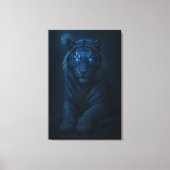 White Tiger – Mystical Fantasy Portrait – ManJiang Canvas Afdruk (Voorkant)
