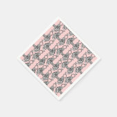 White Tiger Paper Napkins Servet (Hoek)