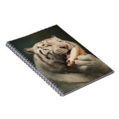 White Tiger Pie Notes – Elegant Notebook Notitieboek (Rechterzijde)
