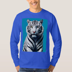 White Tiger Pop Art – Fierce & Kleurrijke Wild Cat T-shirt