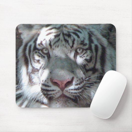 White Tiger Portret Muismat (Met muis)