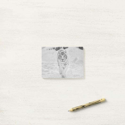 White 🐅 Tiger Post-it® Notes (Op bureau)