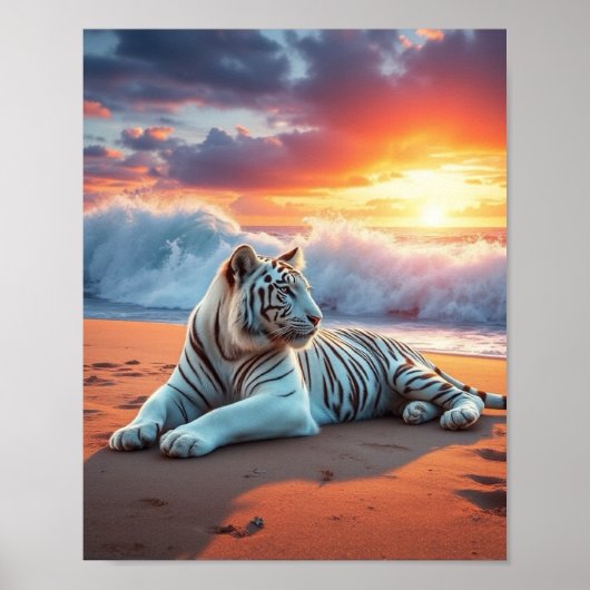 White Tiger Poster (Voorkant)
