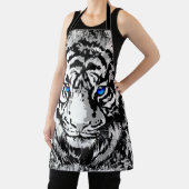 White Tiger Schort | Zwarte witte tijgervlakte (Insitu)