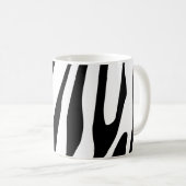 White Tiger Seamless Pattern Koffiemok (Voorkant rechts)