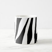 White Tiger Seamless Pattern Koffiemok (Center)