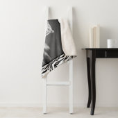 White Tiger Sherpa Blanket Deken (In situ)