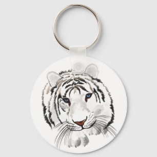 White Tiger Sleutelhanger