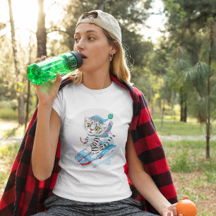 White Tiger Snowboarding Womens T-Shirt