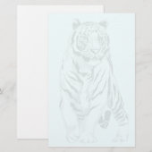 White Tiger stationery_vertical.v2. Briefpapier (Voorkant / Achterkant)