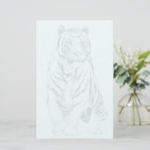 White Tiger stationery_vertical.v2. Briefpapier (Staand voorkant)