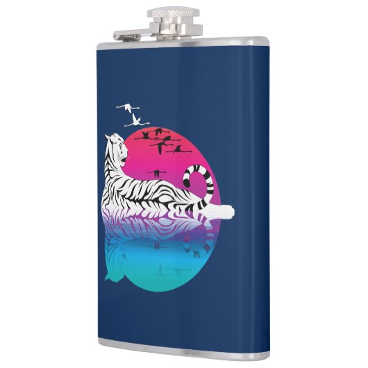 White Tiger Sunset Heupfles (Links)