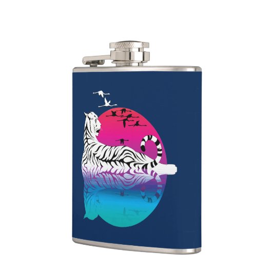 White Tiger Sunset Heupfles (Links)