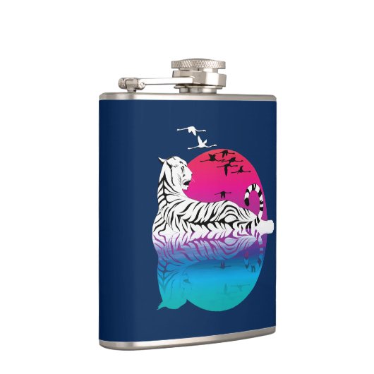 White Tiger Sunset Heupfles (Rechts)