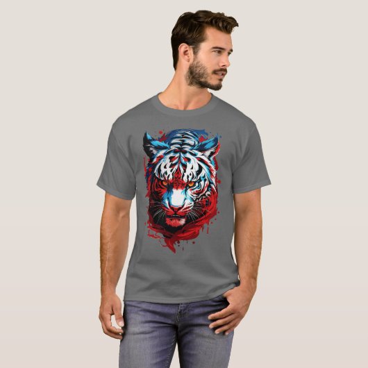 White tiger t-shirt (Voorkant volledig)