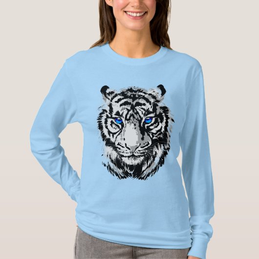 White Tiger Tshirts - Shirt voor tijger vrouwen (Voorkant)