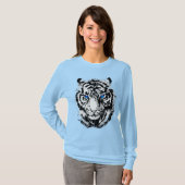 White Tiger Tshirts - Shirt voor tijger vrouwen (Voorkant volledig)