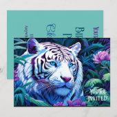 White Tiger uitnodiging (Voorkant / Achterkant)