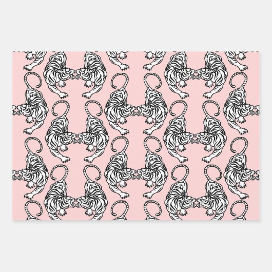 White Tiger Wrapping Paper (Voorkant)