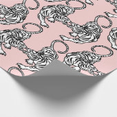 White Tiger Wrapping Paper Cadeaupapier (Hoek)