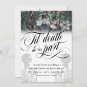 White Til Death Do ons Part Photo Save the Date (Voorkant)